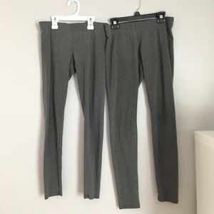 2 Garage gray leggings. Size S